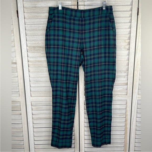 TALBOTS Heritage Wool Blend Tartan Plaid
Pants-12 - Picture 1 of 2